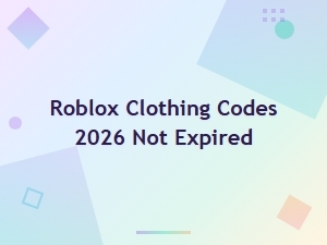 Active Roblox Clothing Codes 2026 – Not Expired Free Items List
