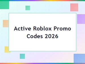 Active Roblox Promo Codes 2026 – Free Rewards & Items Now